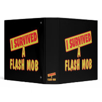 I SURVIVED A FLASH MOB 3 RING BINDER