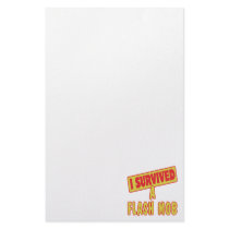 I SURVIVED A FLASH MOB STATIONERY DESIGN
