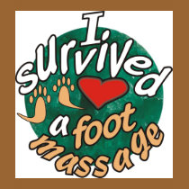 I survived a foot massage t-shirts