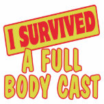 I SURVIVED A FULL BODY CAST PHOTO SCULPTURE