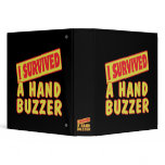 I SURVIVED A HAND BUZZER binders