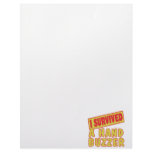 I SURVIVED A HAND BUZZER CUSTOMIZED LETTERHEAD