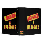 I SURVIVED A HANGOVER 3 RING BINDER