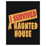 I SURVIVED A HAUNTED HOUSE FLYER DESIGN