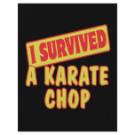 I SURVIVED A KARATE CHOP FLYER DESIGN