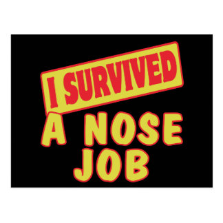 nose job survived postcard gifts