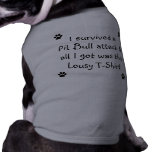 I Survived a Pit Bull Attack... Doggie Tee