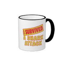 I SURVIVED A SHARK ATTACK MUGS