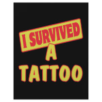 I SURVIVED A TATTOO FLYER