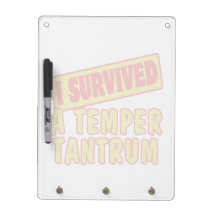 I SURVIVED A TEMPER TANTRUM Dry-Erase BOARDS