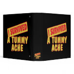 I SURVIVED A TUMMY ACHE 3 RING BINDER