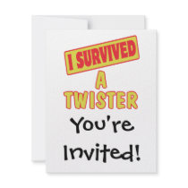 I SURVIVED A TWISTER CUSTOM INVITE