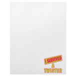 I SURVIVED A TWISTER PERSONALIZED LETTERHEAD