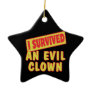 I SURVIVED AN EVIL CLOWN CHRISTMAS TREE ORNAMENTS