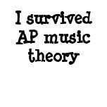 I survived AP music theory t-shirts