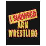 I SURVIVED ARM WRESTLING PERSONALIZED FLYER