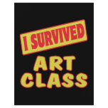 I SURVIVED ART CLASS FLYER DESIGN