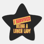 I SURVIVED BEING A LUNCH LADY STICKER