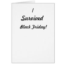 I survived Black Friday! Cards