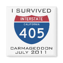 I Survived Carmageddon Magnet