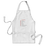 I Survived Checklist Aprons