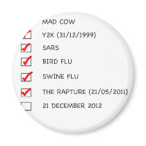 I Survived Checklist Refrigerator Magnets