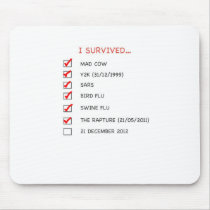 I Survived Checklist Mouse Mats