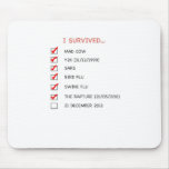 I Survived Checklist Mouse Mats