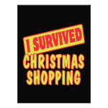 I SURVIVED CHRISTMAS SHOPPING CUSTOM INVITATIONS