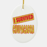I SURVIVED CHUPACABRA CHRISTMAS ORNAMENT