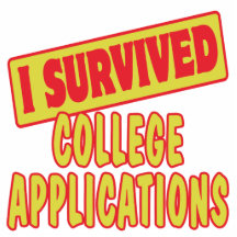 I SURVIVED COLLEGE APPLICATIONS CUT OUTS