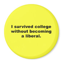 I survived college without becoming a liberal refrigerator magnets