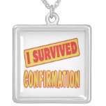 I SURVIVED CONFIRMATION NECKLACES
