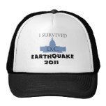 I Survived D.C. Earthquake 2011 Mesh Hats