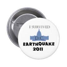 I Survived D.C. Earthquake 2011 Pin
