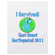 I Survived! East Coast Earthquake 2011 Flyer