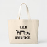 I Survived East Coast Earthquake Canvas Bag