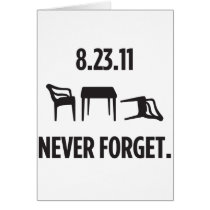 I Survived East Coast Earthquake Card