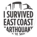 I Survived East Coast Earthquake stickers