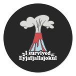 I survived Eyjafjallajokul Volcano stickers