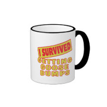 I SURVIVED GETTING GOOSE BUMPS MUGS
