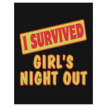 I SURVIVED GIRLS NIGHT OUT PERSONALIZED FLYER