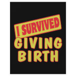 I SURVIVED GIVING BIRTH FULL COLOR FLYER