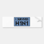 I Survived H1N1 Bumper Sticker