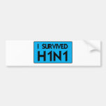 I Survived H1N1 Bumper Sticker