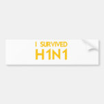I Survived H1N1 Bumper Stickers