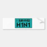 I Survived H1N1 Bumper Stickers