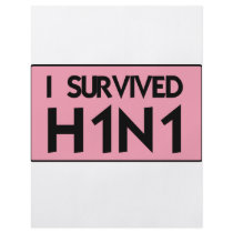 I Survived H1N1 Flyer Design