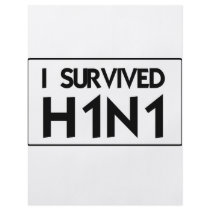 I Survived H1N1 flyers by AKR000 I Survived H1N1 flyers