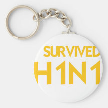 I Survived H1N1 Key Chains